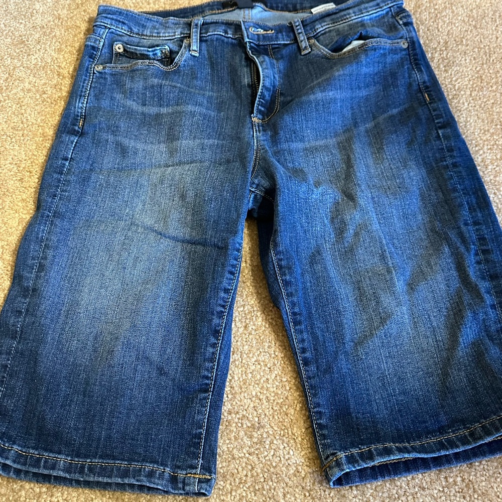 Banana Republic Dark Blue Jean Shorts